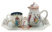 THREE PIECE CHINESE PORCELAIN