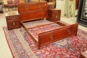 THREE-PIECE CHINESE TEAKWOOD B