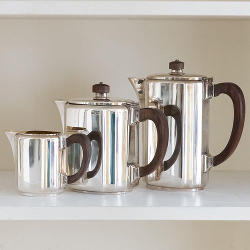 THREE PIECE CHRISTOFLE SILVER PLATE