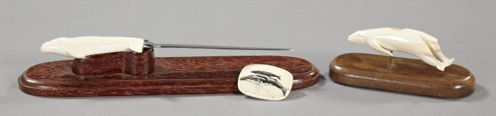 Three-Piece Collection of Scrimshaw