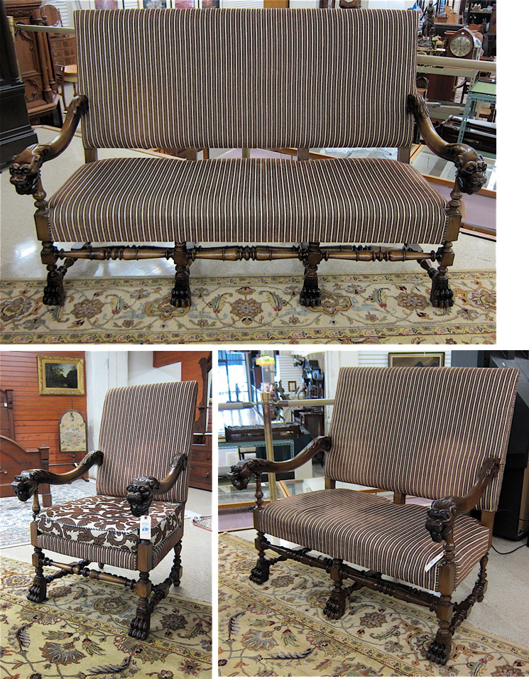 THREE-PIECE CONTINENTAL BAROQUE