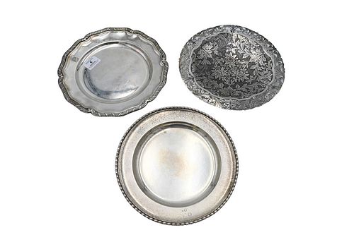 THREE PIECE CONTINENTAL SILVER