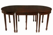 THREE-PIECE CUSTOM DINING TABL
