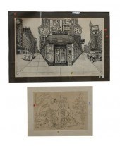 THREE PIECE FRAMED LOTThree Pi