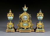 Three-Piece French Porcelain-M