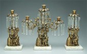 Three-piece girandole set: cen