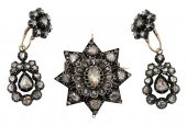 THREE PIECE GOLD AND DIAMOND S