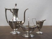 THREE PIECE GORHAM "PLYMOUTH"