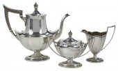 THREE PIECE GORHAM PLYMOUTH ST