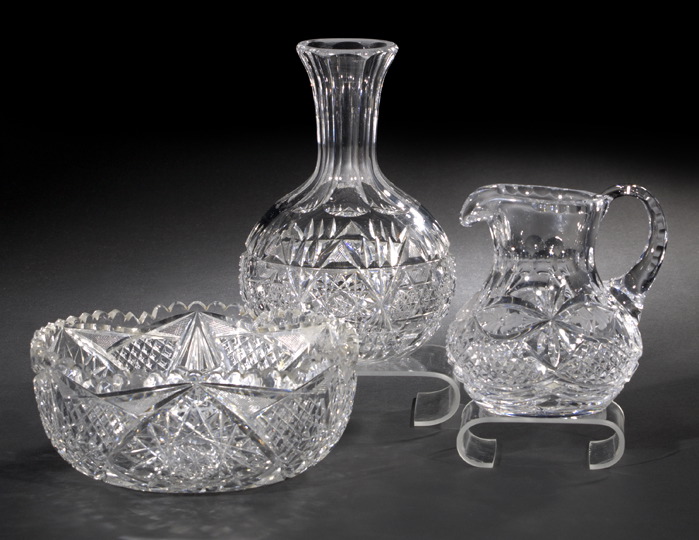 Three-Piece Group of American Cut