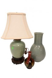 THREE PIECE GROUP OF ASIAN POR