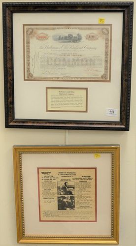 THREE PIECE GROUP OF FRAMED
