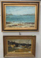 THREE PIECE GROUP OF LANDSCAPE