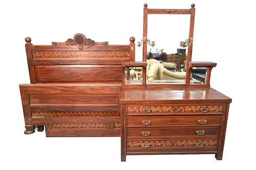THREE PIECE HERTER BROTHERS BEDROOM