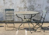 THREE PIECE IRON PATIO SETcomp