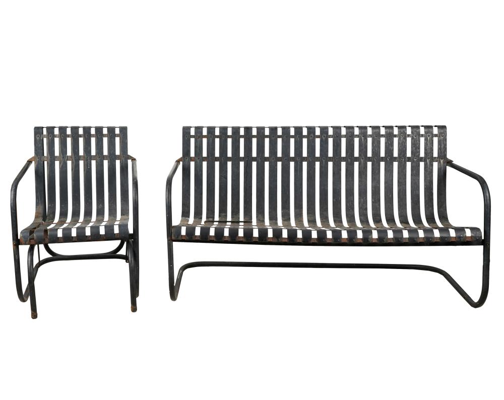 THREE PIECE IRON PATIO