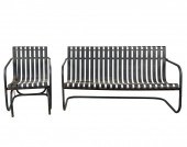 THREE PIECE IRON PATIO SETcomp