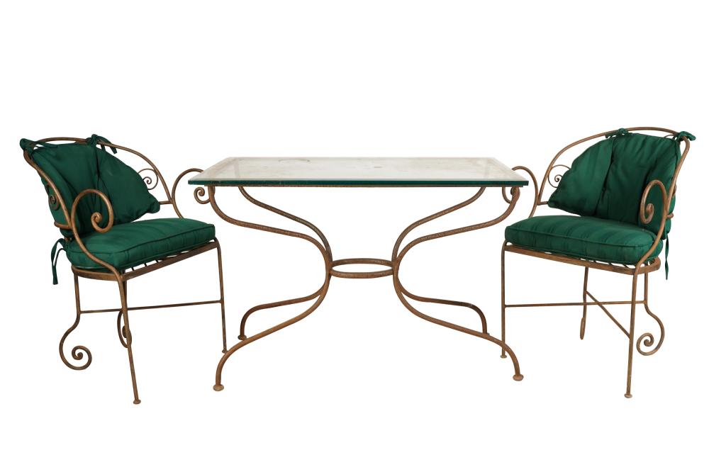 THREE-PIECE IRON PATIO