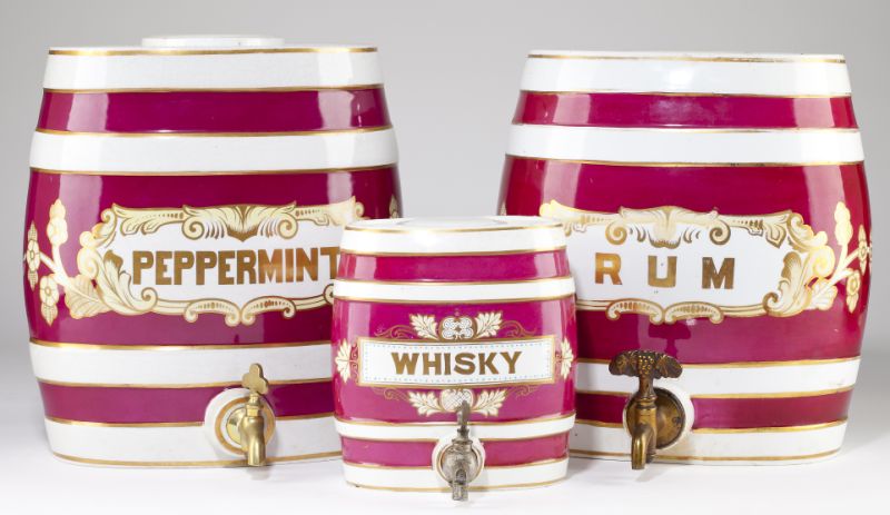 Three Piece Ironstone Dispenser