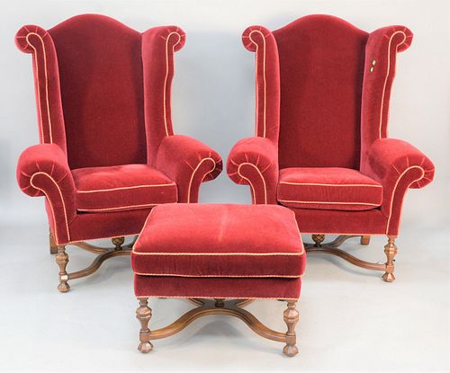 THREE-PIECE LEE JOFA UPHOLSTERED