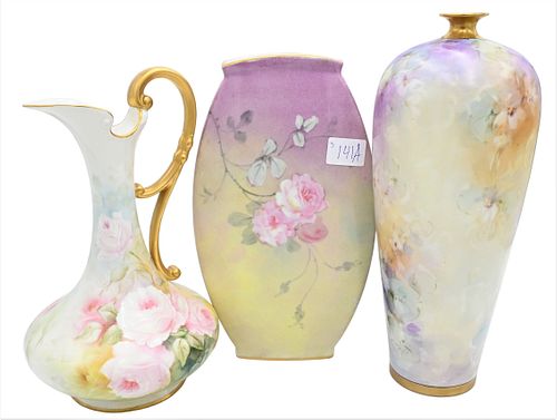THREE PIECE LIMOGES FRANCE HAND