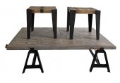 THREE PIECE LIVING ROOM TABLE