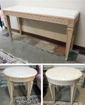 THREE-PIECE LIVING ROOM TABLE