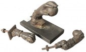 THREE PIECE LOT OF CAST IRON D
