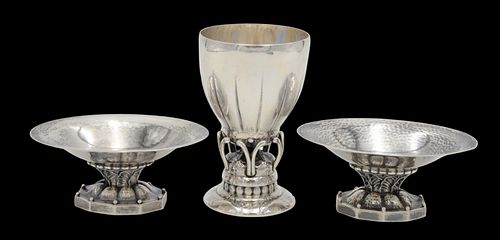 THREE PIECE LOT OF GEORG JENSEN