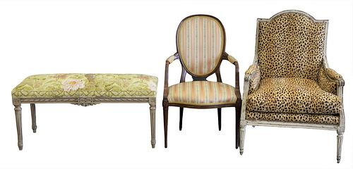 THREE PIECE LOT OF LOUIS XVI