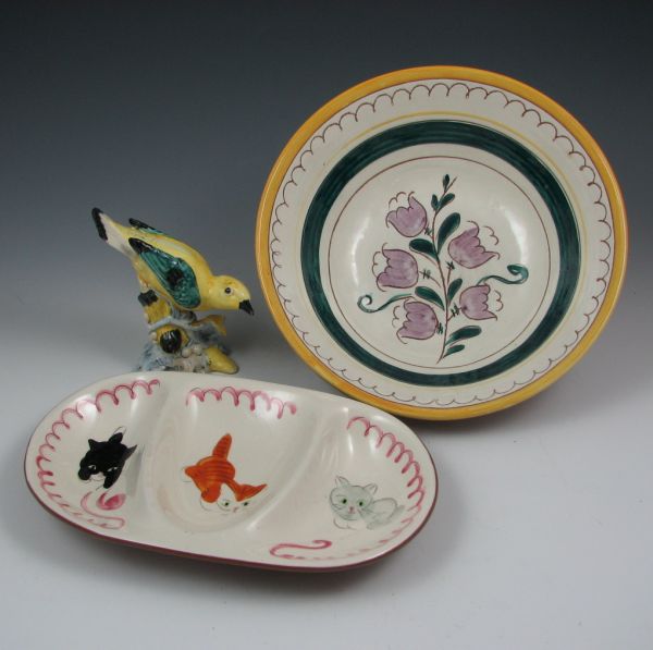 Three-piece lot of Stangl including