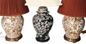 THREE PIECE LOT OF TABLE LAMPS