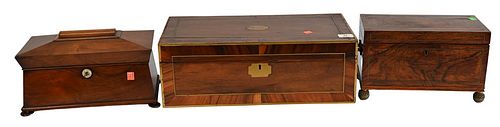THREE PIECE LOT, TO INCLUDE A BRASS