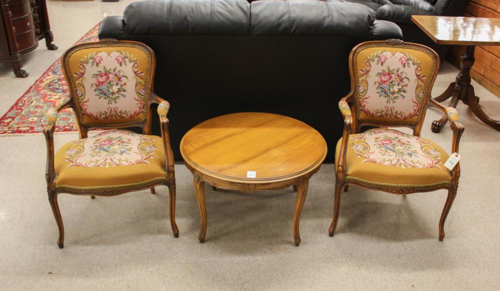 THREE-PIECE LOUIS XV STYLE
