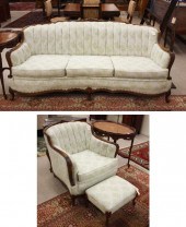 THREE-PIECE LOUIS XV STYLE SEA