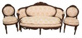 THREE PIECE LOUIS XVI STYLE SA
