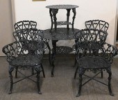 THREE PIECE METAL OUTDOOR LOTS