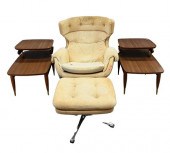 THREE PIECE MID CENTURY MODERN