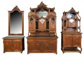 THREE-PIECE ROCOCO-STYLE FURNI