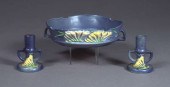 Three-Piece Roseville Pottery