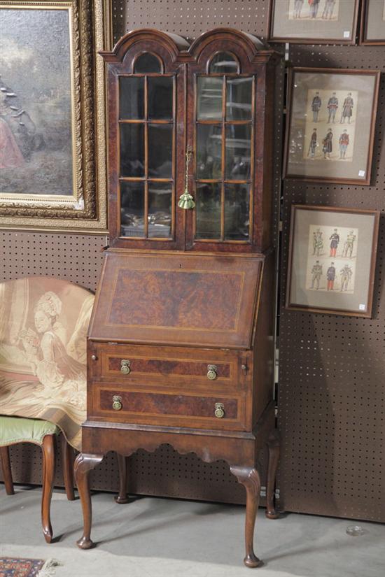 THREE PIECE SECRETARY BOOKCASE.