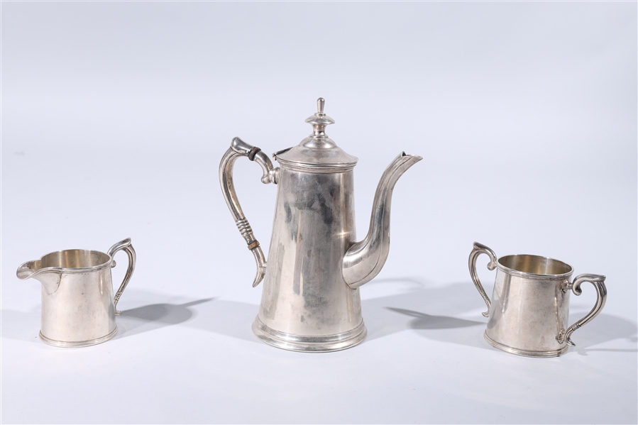 Three piece set of sterling
