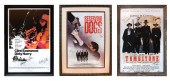 THREE PIECE SIGNED MOVIE POSTE