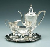 Three piece sterling coffee se