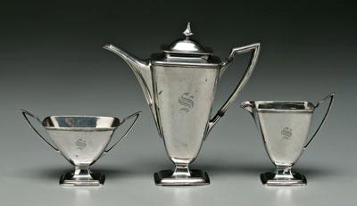 Three-piece sterling coffee