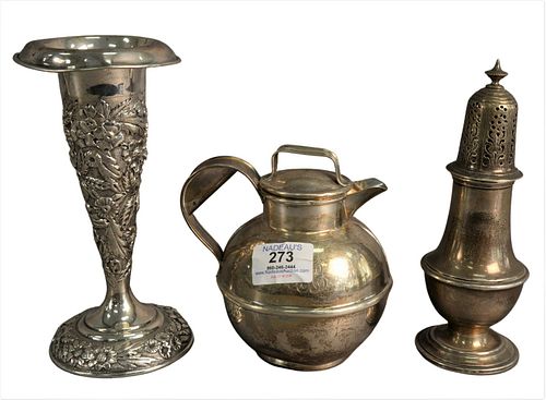 THREE PIECE STERLING SILVER LOT, TO