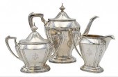 THREE PIECE STERLING SILVER TE