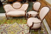 THREE-PIECE VICTORIAN PARLOR S