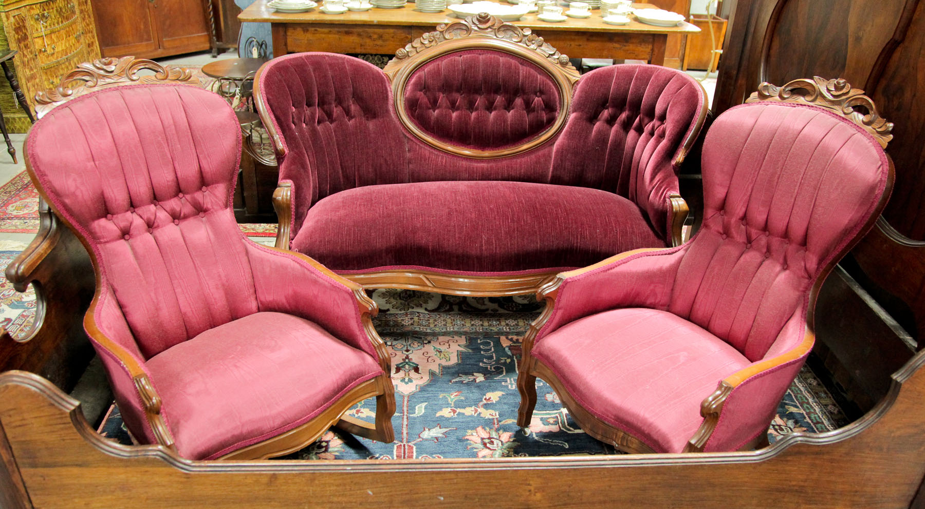 THREE PIECE VICTORIAN PARLOR