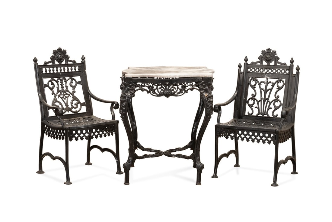 THREE PIECE VICTORIAN STYLE CAST